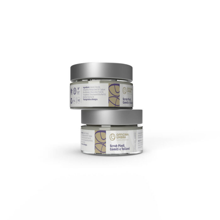 Scrub piedi, gomiti e talloni