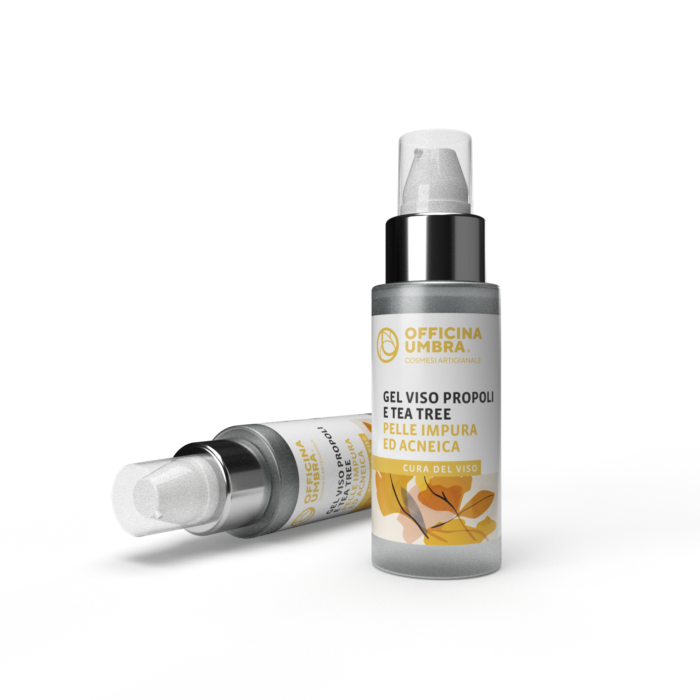 Siero Gel propoli e tea tree pelle acneica