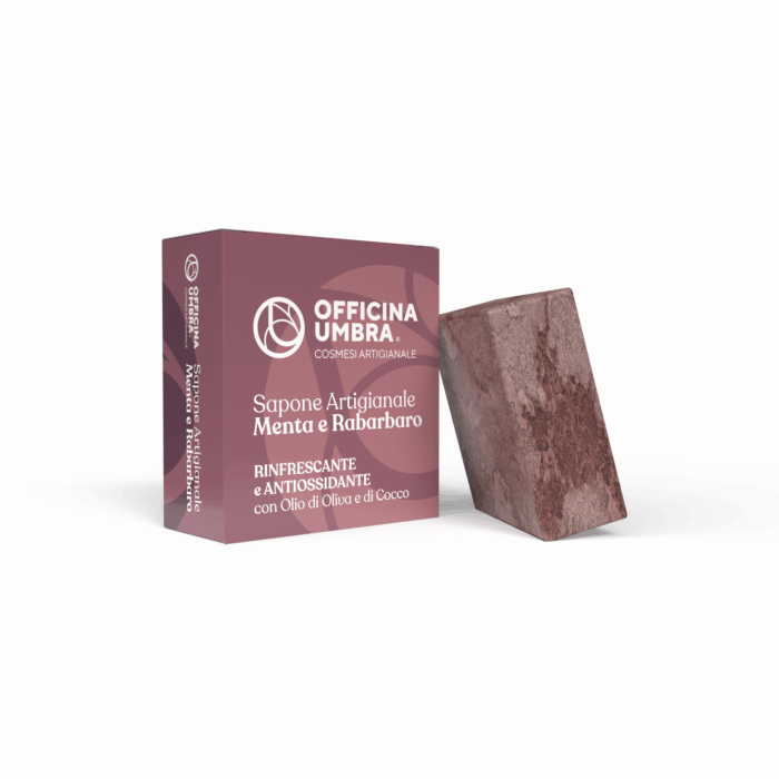 Sapone artigianale Menta & Rabarbaro