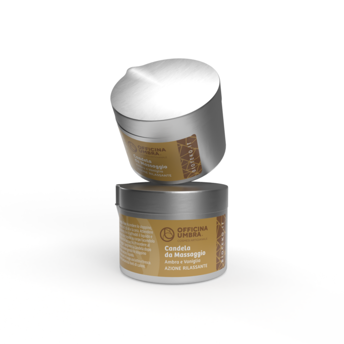 Candela da Massaggio Ambra e Vaniglia