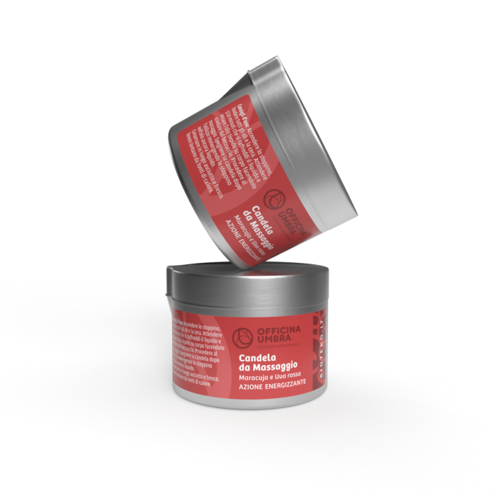 Candela da Massaggio Maracuja e Uva Rossa